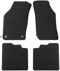 Complete set of BLACK  textile interior mats saab 900 classic Convertible Accessories