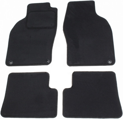 Complete set of textile interior mats saab 9.3 convertible (black) Others interior equipments