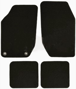 Complete set of BLACK  textile interior mats saab 900 classic Hatchback and sedan Accessories