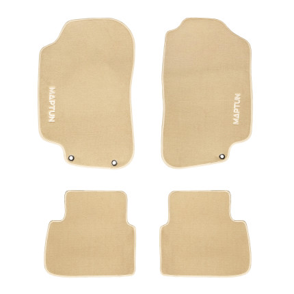 Complete set of beige MapTun textile mats for saab 9.3 1998-2003 (except convertible) saab gifts: books, models...