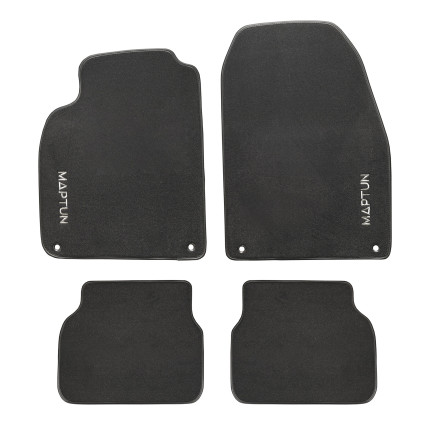 Complete set of grey MapTun textile mats for saab 9.3 1998-2003 (except convertible) Interior Mats set